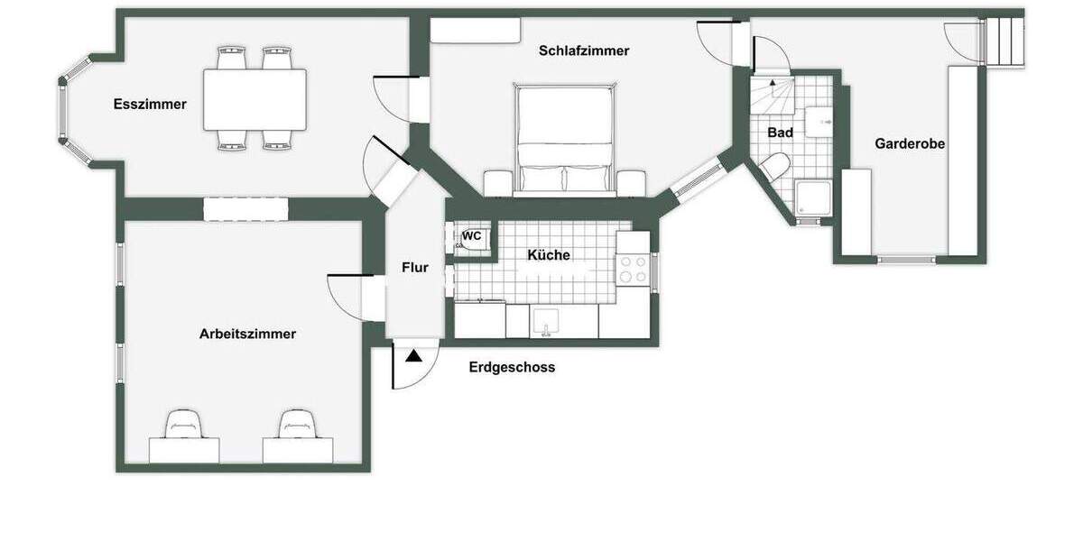 Etagenwohnung Berlin / Kreuzberg Kreuzberg - 5 Zimmer, 130 m&sup2;, 816.000&euro; | Angebot:22063542