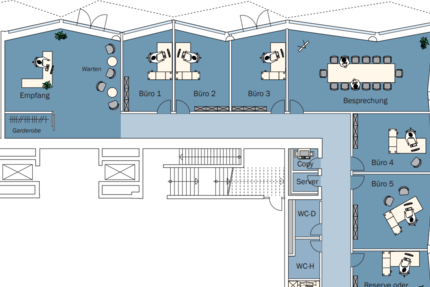 Büro in Berlin 11.054,49 € 381.29 m² zimmer