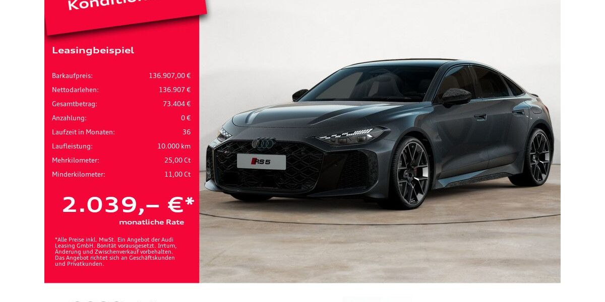 Audi RS5 4.000 km 136.907 &euro; Potsdam 14482