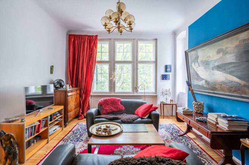 Frei ab Nov.: Wunderschöne Gründerzeitwohnung mit Loggia- hohe Decken - tolle Lage in Steglitz 4 zimmer