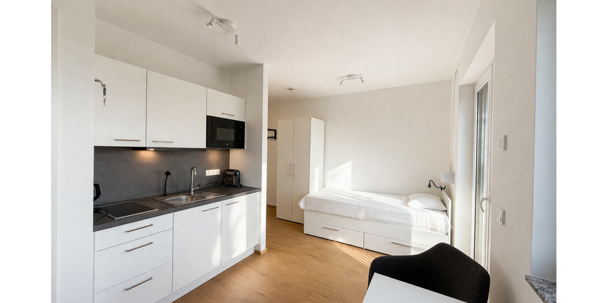 Etagenwohnung Berlin Gesundbrunnen - 1 Zimmer, 25 m&sup2;, 750&euro; | Angebot:26659489