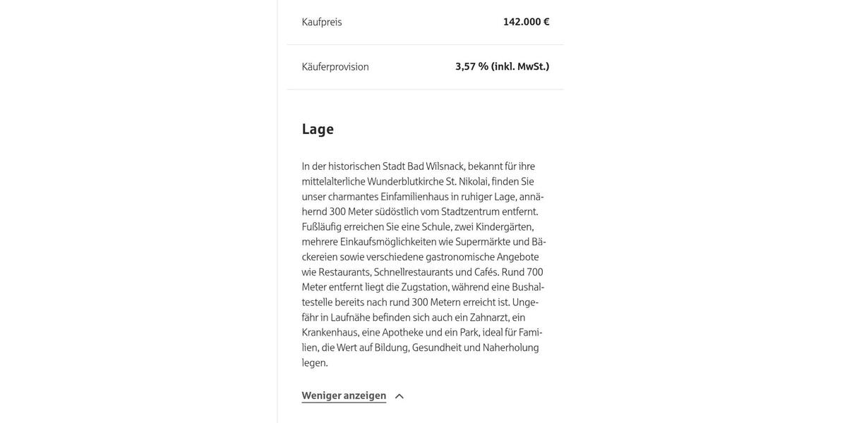 Einfamilienhaus Berlin Mitte - 6 Zimmer, 140 m&sup2;, 142.000&euro; | Angebot:26943646
