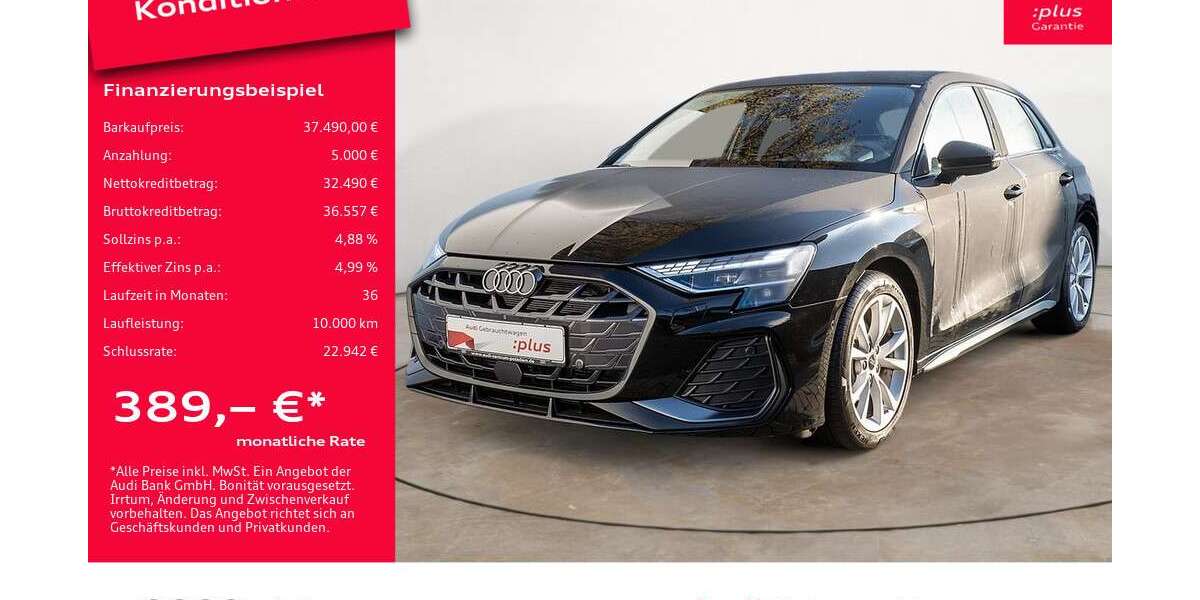 Audi A3 4.530 km 37.490 € Potsdam 14482