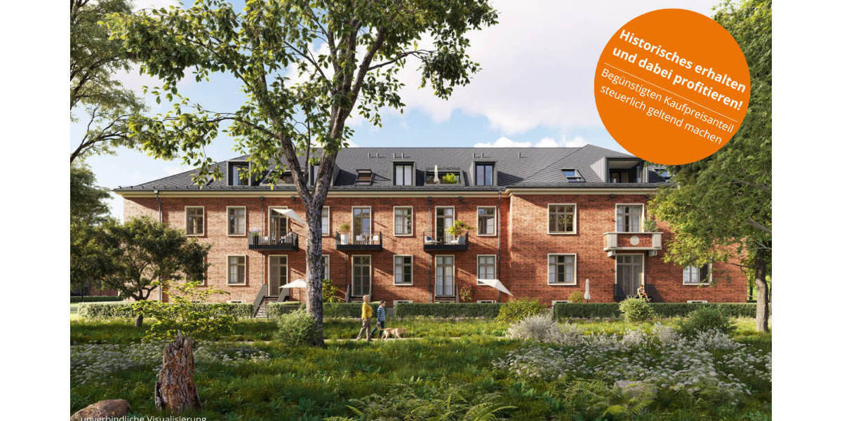 Etagenwohnung Potsdam Krampnitz - 4 Zimmer, 123 m&sup2;, 1.016.000&euro; | Angebot:25807680