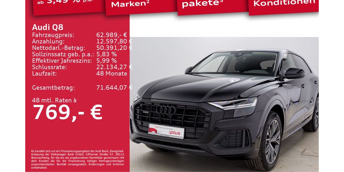 Audi Q8 43.882 km 58.989 &euro; Berlin 13088