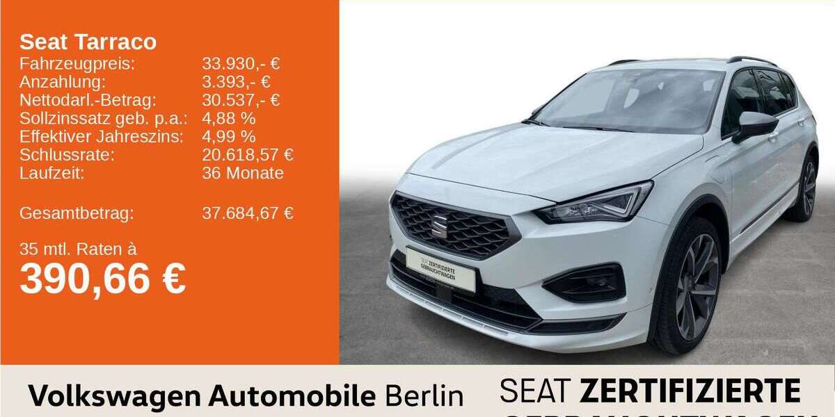 Seat Tarraco 56.450 km 33.930 &euro; Berlin 13089