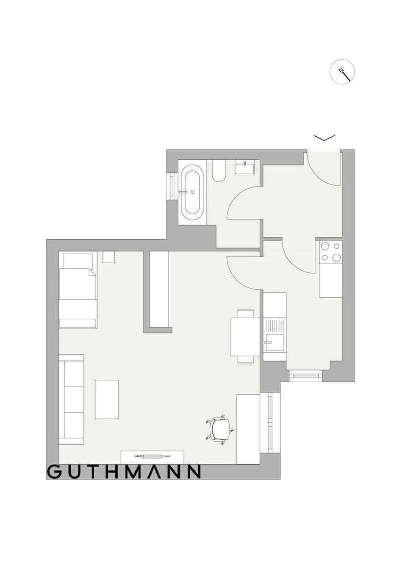 Wohnen auf Zeit in Berlin 1.200 € 1 zimmer