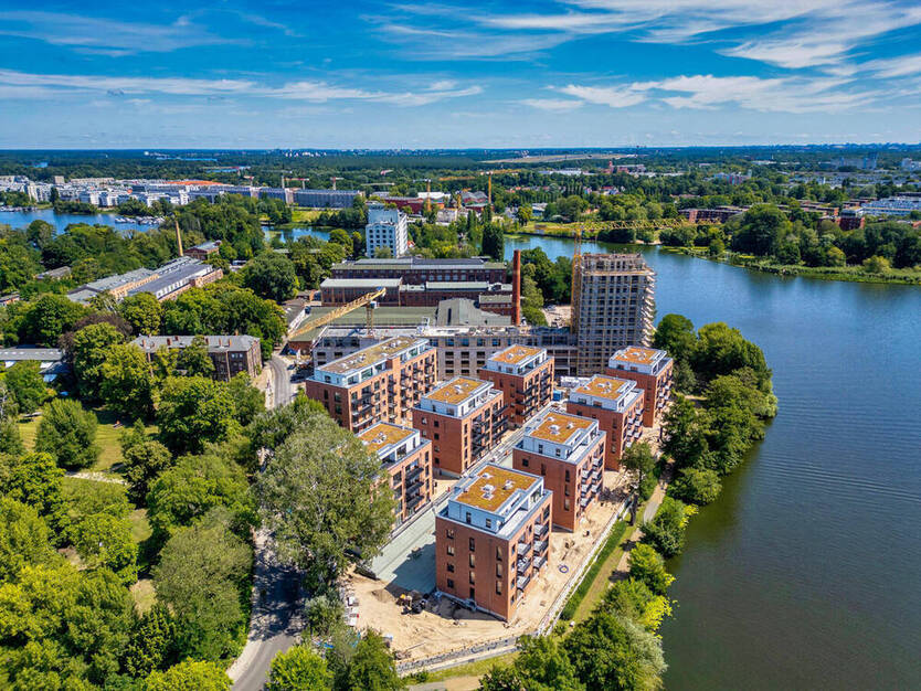 Ihr Büro direkt am Wasser: Effiziente Büroflächen in Neubau-Quartier auf Eiswerder+ TOP-Ausstattung