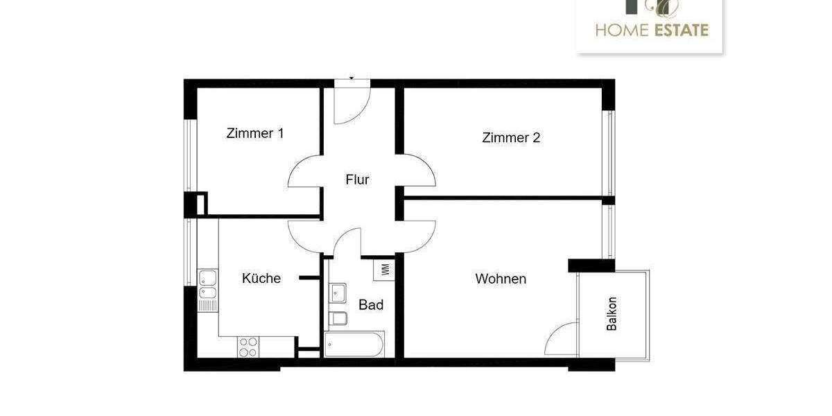 Etagenwohnung Teltow - 3 Zimmer, 80 m&sup2;, 280.000&euro; | Angebot:26750795