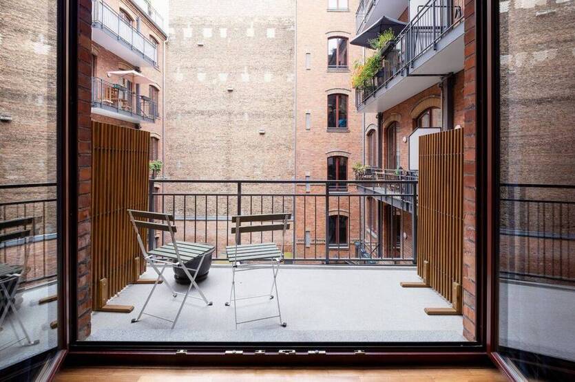 Möbliertes Wohnen in der Knopffabrik - Industrial Charme mit Balkon im Szeneviertel