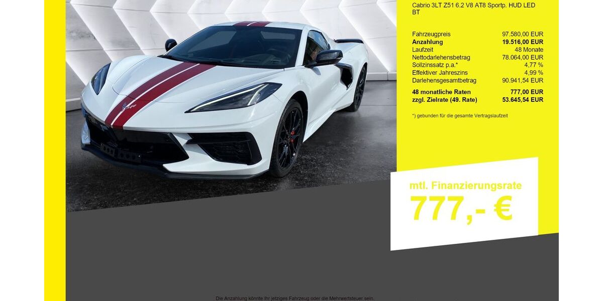 Corvette C8 5.746 km 97.580 &euro; Berlin-Französisch Buchholz 13127