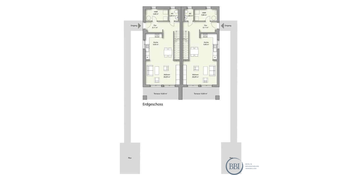 Wohnen, wo der Spargel zu Hause ist - Doppelhaushälfte Beelitz | Angebot:27249451