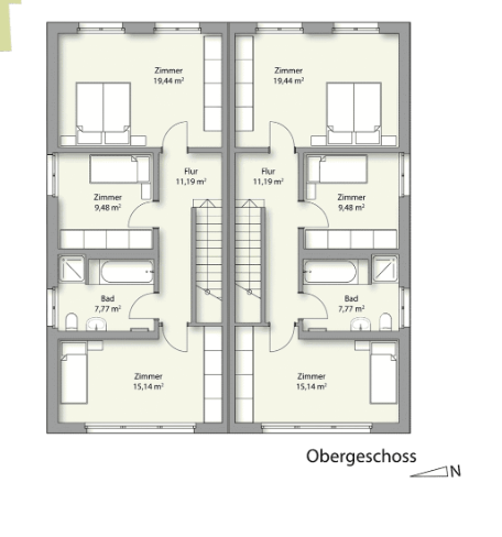 Doppelhaushälfte Beelitz - 4 Zimmer, 119 m&sup2;, 535.000&euro; | Angebot:25698950