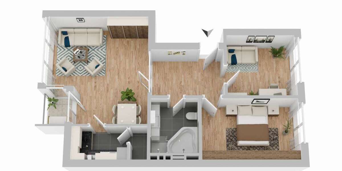 Etagenwohnung Berlin Mitte - 3 Zimmer, 88 m&sup2;, 716.000&euro; | Angebot:26848237