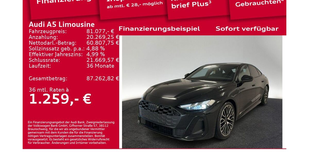 Audi A5 6.001 km 75.990 &euro; Berlin 12489