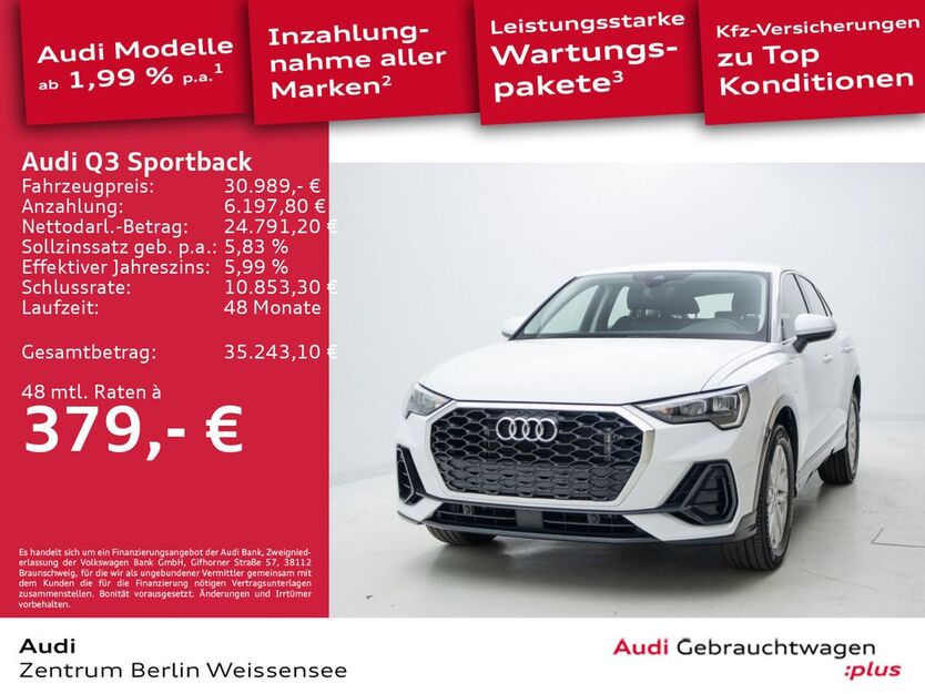 Audi Q3 56.569 km 28.889 € Berlin 13088