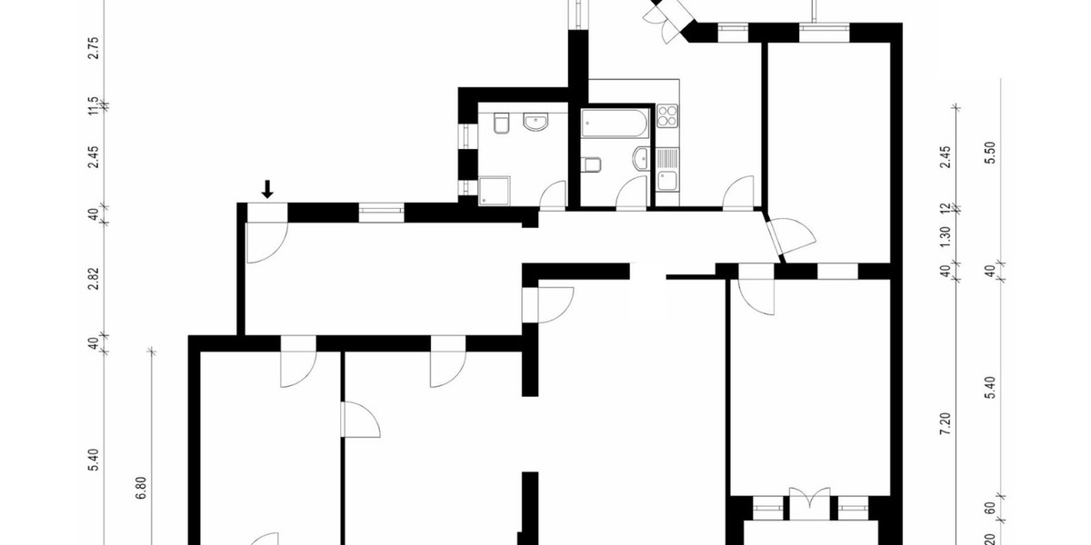 Etagenwohnung Berlin Wilmersdorf - 5 Zimmer, 179 m&sup2;, 1.150.000&euro; | Angebot:26017519