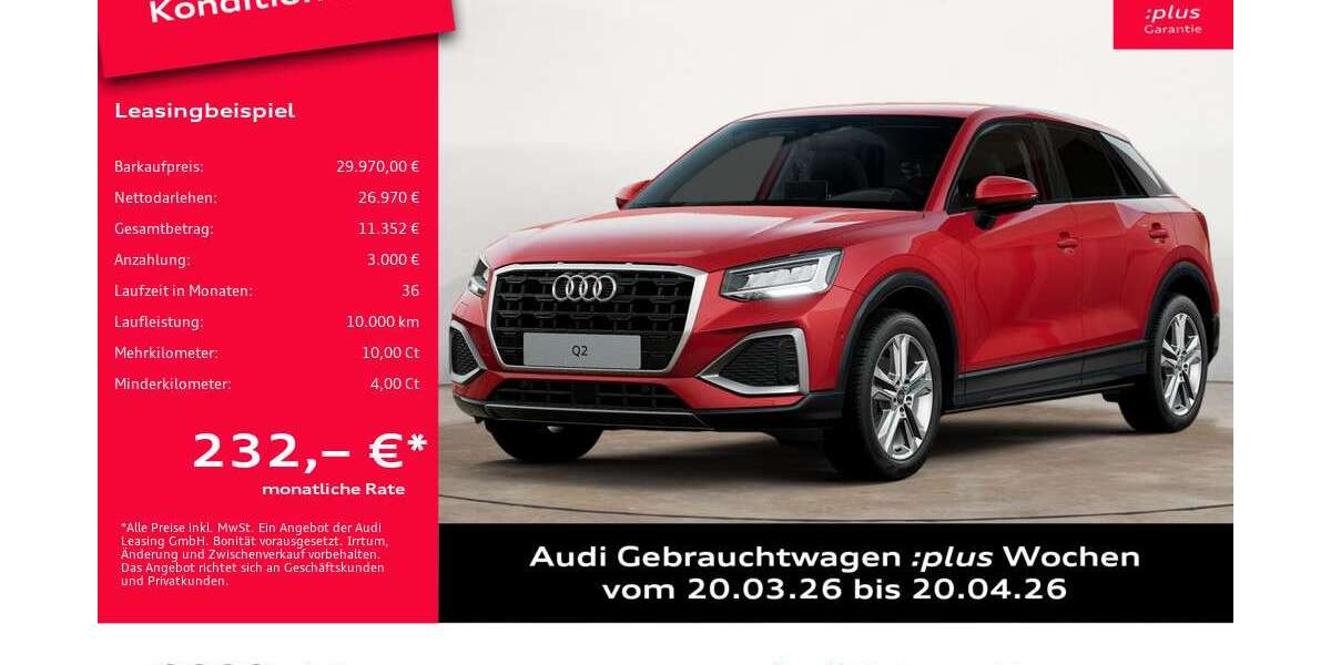 Audi Q2 12.537 km 29.970 &euro; Potsdam 14482