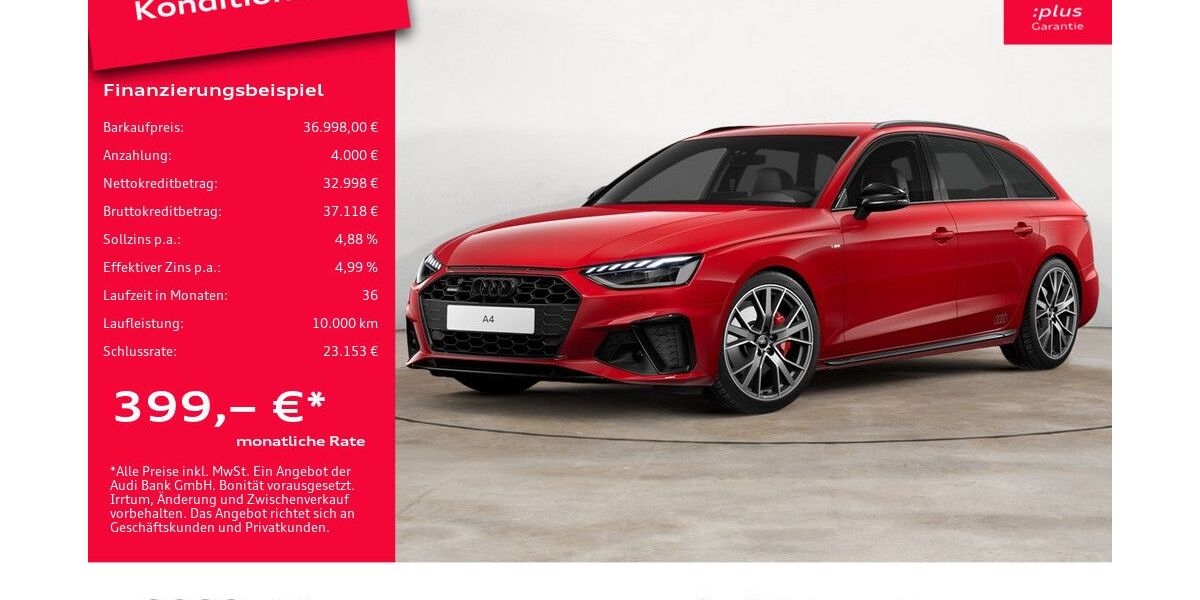 Audi A4 54.863 km 36.998 &euro; Potsdam 14482