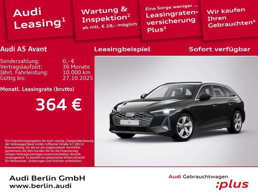 Audi A5 21.282 km 45.700 € Berlin 12489