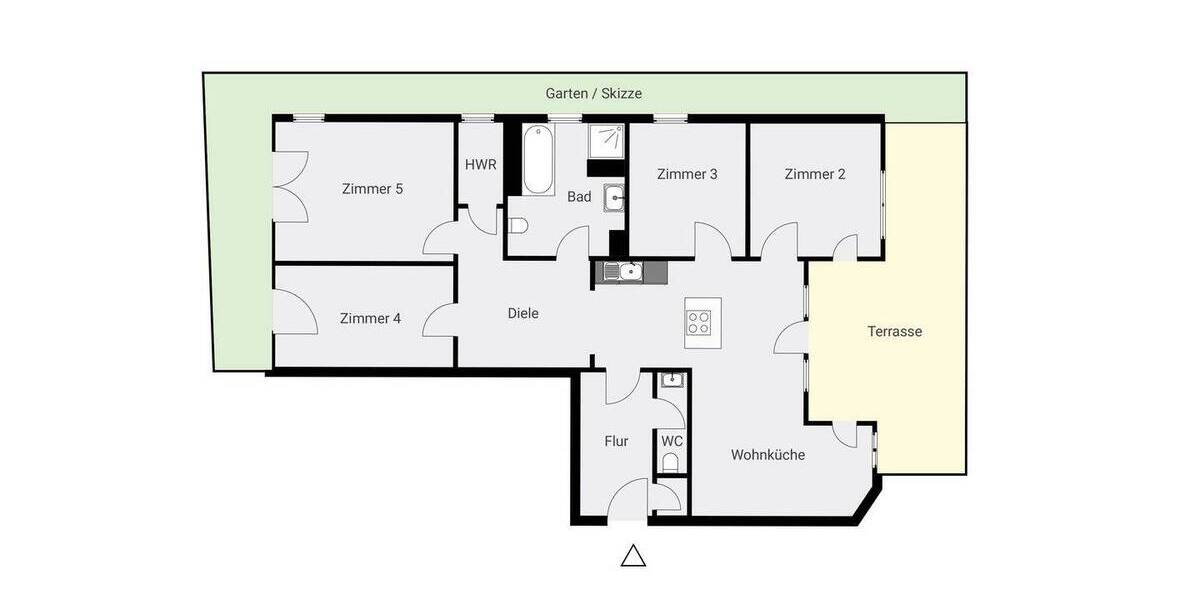 Etagenwohnung Berlin Charlottenburg - 5 Zimmer, 120 m&sup2;, 889.000&euro; | Angebot:26930149