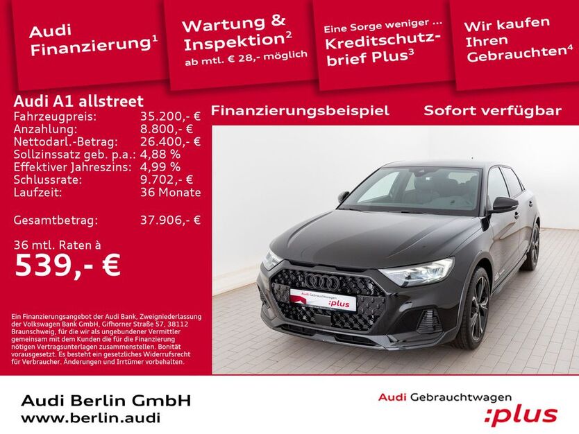 Audi A1 6.001 km 34.300 € Berlin 12489