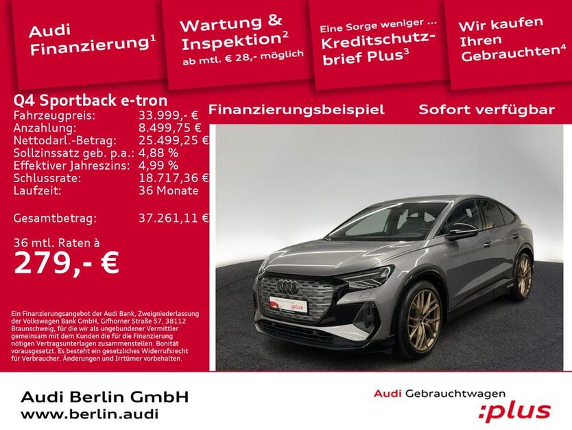 Audi Q4 e-tron 60.800 km 33.999 € Berlin 10587