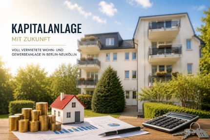 Schmuckstück in Neukölln, vollvermietet mit Tiefgarage - Haus Berlin Neukölln | Angebot:27306575