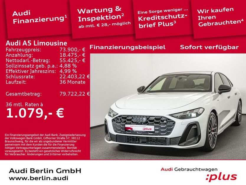 Audi A5 6.001 km 72.200 € Berlin 12489
