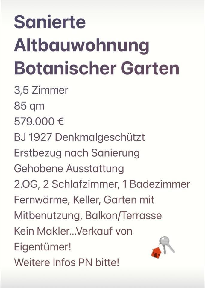 Sanierte AltbauWohnung am Botanischen Garten