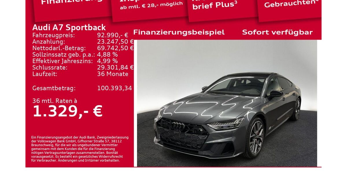 Audi A7 6.001 km 92.990 &euro; Berlin 12489