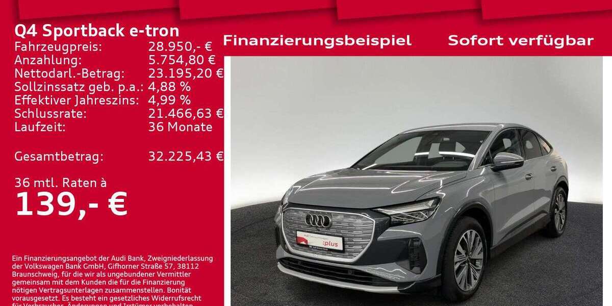 Audi Q4 e-tron 46.260 km 28.500 &euro; Berlin 10587