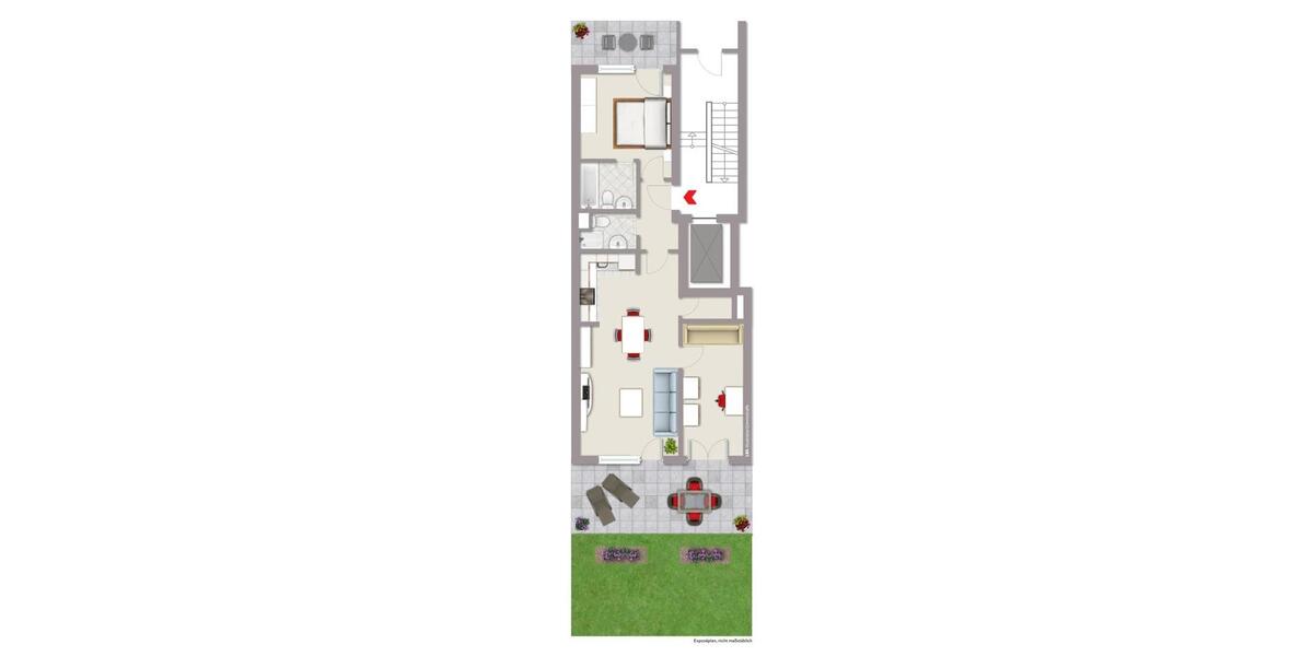 Erdgeschoßwohnung Berlin - 3 Zimmer, 71 m&sup2;, 1.950&euro; | Angebot:26683038