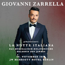Giovanni Zarrella präsentiert La Notte Italiana 29.11.2025 JW Marriott Hotel Berlin - Grand Ballroom