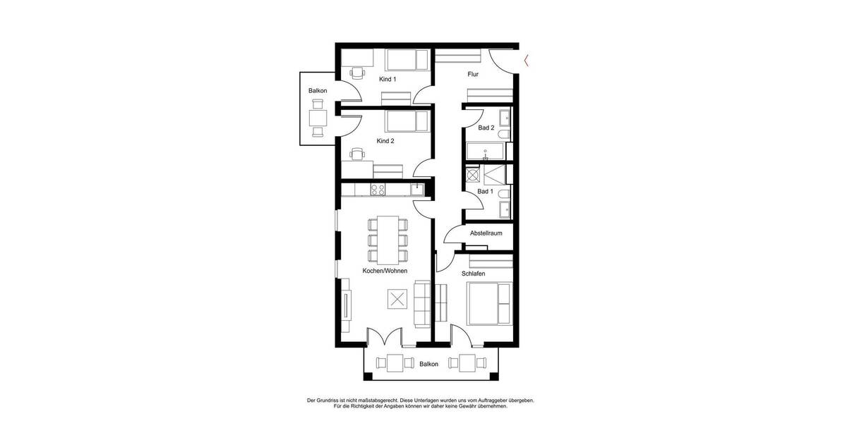 Etagenwohnung Berlin Siemensstadt - 4 Zimmer, 102 m&sup2;, 1.633&euro; | Angebot:26066578