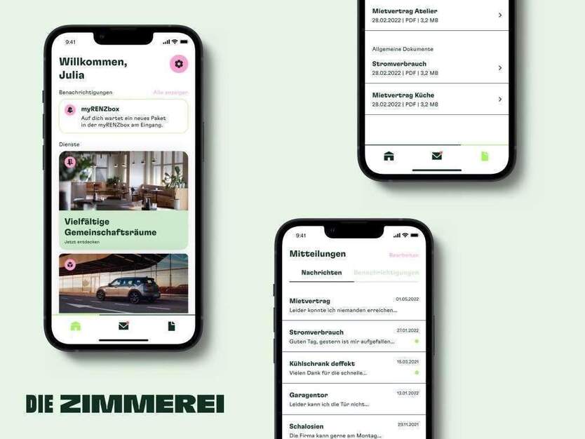 DIE ZIMMEREI | Möbliertes Apartment in Mitte für Berufseinsteigende & Praktikant:innen | Large Bude 1 zimmer