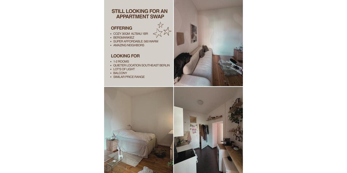 Etagenwohnung Berlin Friedrichshain-Kreuzberg - 1 Zimmer, 30 m&sup2;, 550&euro; | Angebot:27552994
