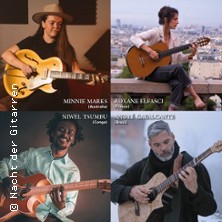 Nacht der Gitarren - feat. M. Marks, R.Elfasc , N.Tsumbu, A.Cavalcante 18.10.2026 Harmonie Bonn