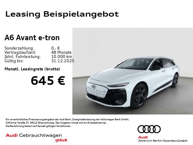 Audi A6 e-tron 7.914 km 71.920 € Berlin 13581