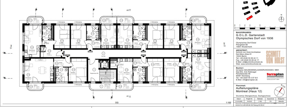 Etagenwohnung Wustermark Elstal - 2 Zimmer, 40 m&sup2;, 219.000&euro; | Angebot:24620737
