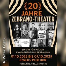 Überraschungsveranstaltung - Lust auf eine Überraschung? | Jubiläumswoche: 20 Jahre Zebrano-Theater
