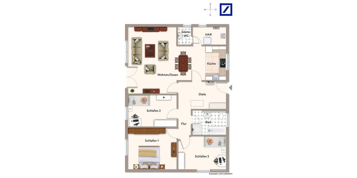 Bungalow Groß Kreutz Deetz - 4 Zimmer, 110 m&sup2;, 329.000&euro; | Angebot:26733416