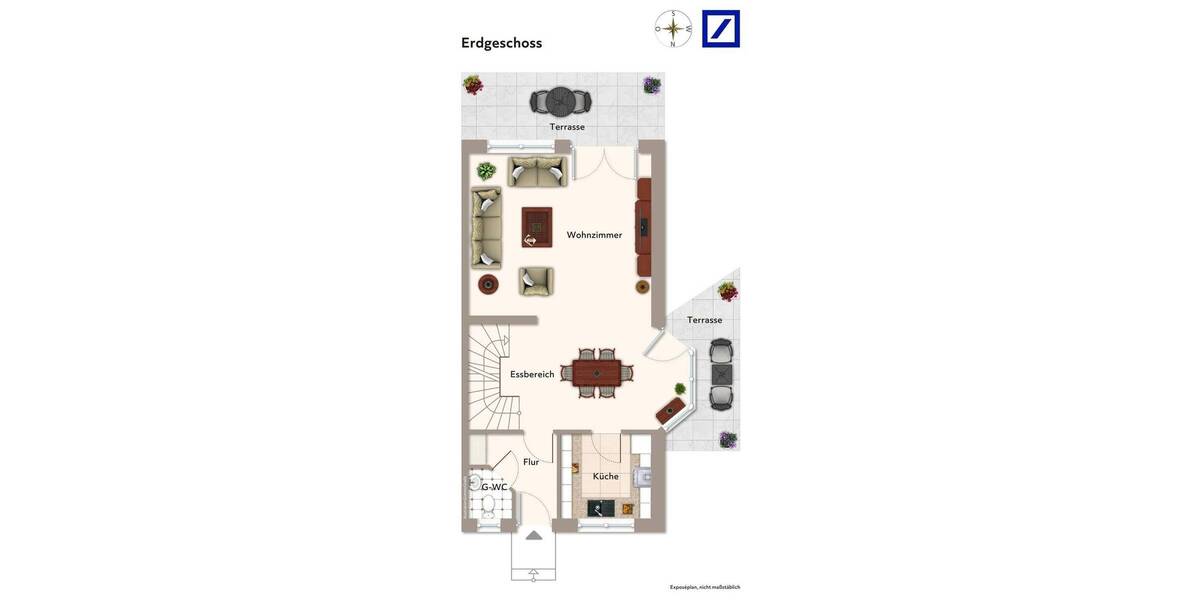 Doppelhaushälfte Potsdam Krampnitz - 5 Zimmer, 95 m&sup2;, 699.000&euro; | Angebot:26017964