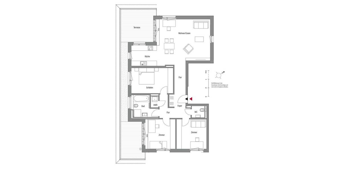 Etagenwohnung Berlin Wilhelmsruh - 4 Zimmer, 119 m&sup2;, 749.000&euro; | Angebot:26903976