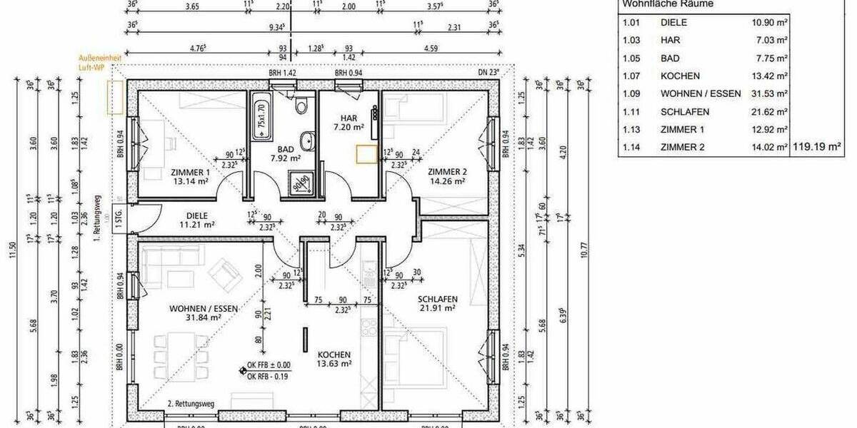 Einfamilienhaus Blankenfelde-Mahlow Blankenfelde - 4 Zimmer, 120 m&sup2;, 609.000&euro; | Angebot:26401859