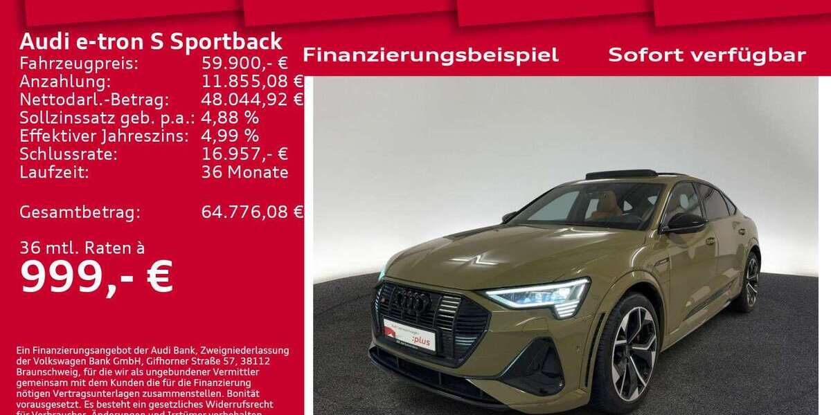 Audi e-tron 39.100 km 59.900 &euro; Berlin 12489