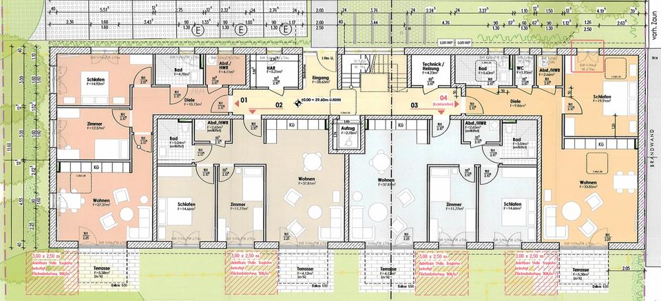 Dachgeschoßwohnung Nauen - 2 Zimmer, 68 m&sup2;, 918&euro; | Angebot:24441295
