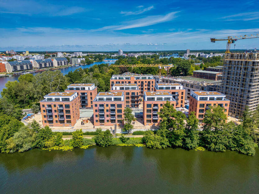 Ihr Büro direkt am Wasser: Effiziente Büroflächen in Neubau-Quartier auf Eiswerder+ TOP-Ausstattung