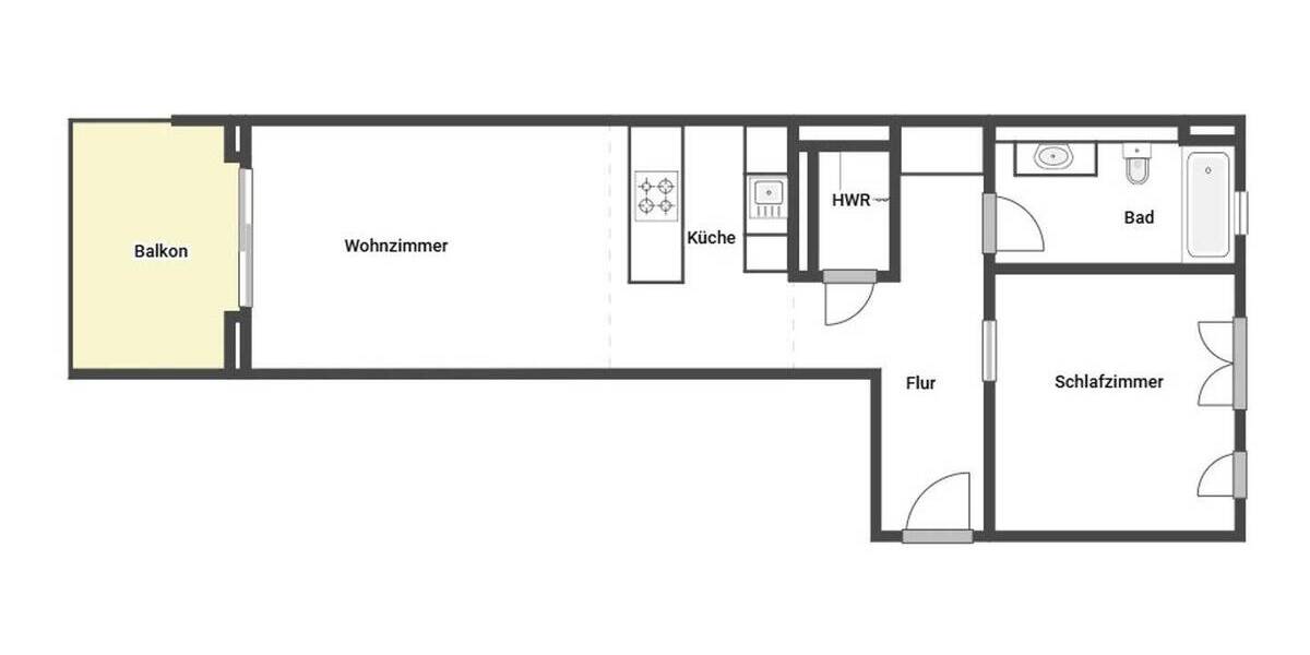 Etagenwohnung Berlin Friedrichshain - 2 Zimmer, 60 m&sup2;, 498.000&euro; | Angebot:26584488