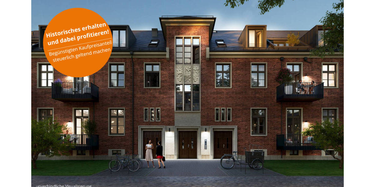 Etagenwohnung Potsdam Krampnitz - 2 Zimmer, 59 m&sup2;, 488.000&euro; | Angebot:25714665